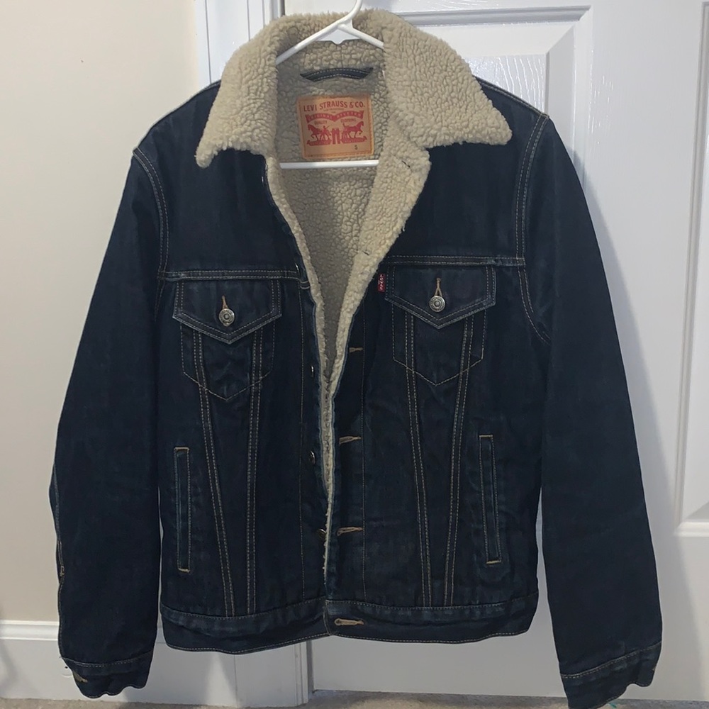 Levi’s sherpa-lined jean jacket